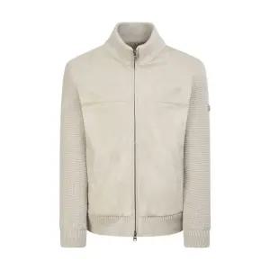 백화점 헤지스 남성 26베이지 메이페어 폭스 스웨이드 리드 점퍼 HZJU6A100I1