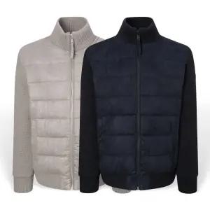 백화점 헤지스 252컬러 택1 남성 메이페어 페이크 스웨이드 점퍼 HZJU5D435