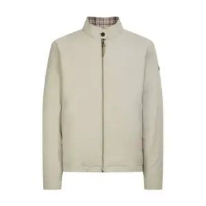 백화점 헤지스 남성 26체크 베이지 리버시블 헤링턴 점퍼 HZJU6A202I2