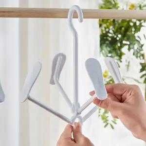 간편한 회전 신발 건조대 실내화 빨래걸이 넥타이걸이