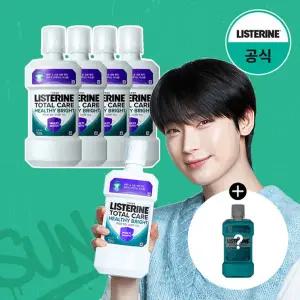 [리스테린][쿨민트250ml증정] 리스테린 헬씨 브라이트 750ml x4_