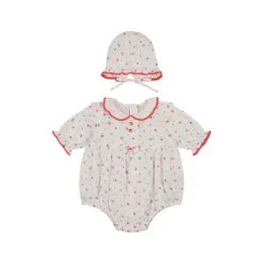 [롯데백화점]아가방 샤샤플라워7부바디수트(모자)(RED)01T327902