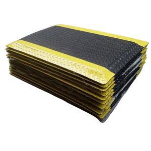공장 바닥 매트 작업 쿠션 푹신 옐로우 450mmx600mmx20mm 트림 제전 논슬립 바닥판 그린