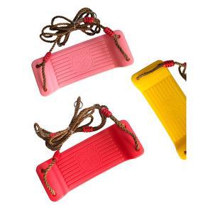 야외 플라스틱 그네 1인용 실내 의자 흔들 놀이터 벤치