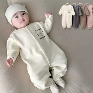 모찌슈트 남아여아 긴팔 기모 우주복 206045