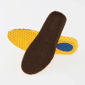 여성용 양털 겨울 보온깔창 신발깔창 써포터