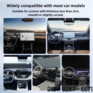 알루미늄 합금 자동차 휴대폰 거치대 브래킷 아크 스크린 범용 마운트용 조절 가능한 멀티 앵글 클래스프