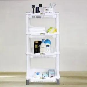 선반 코너 4단 스탠드 욕실 수납 정리 거치대 받침대