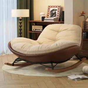 패브릭 1인용 리클라이너 안락의자 흔들의자 거실 발코니 휴식용 성인용 소파 의자