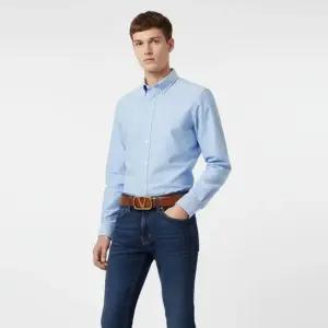 남성 V 로고 시그니처 벨트 3Y2T0Q90 ECU HG5 23F)