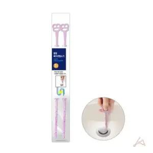 변기청소용품 세면대 욕실 배수구 이물질 머리카락 제거 청소기