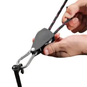 로프스토퍼 로프라쳇 타프 텐트 스트링 스토퍼 1/4