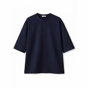 [하프클럽/탑보이]빅사이즈 남자 쿨링 스판 라운드넥 7부 반팔 티셔츠 (LW138)