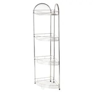 다용도 스텐 4단 코너선반 1p