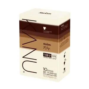 동서 NWQ443B9 맥심 카누 더블샷 라떼 커피 10T