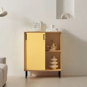 웰시 슬라이드 도어 수납장 800 이중레일 국내제조 [수도권무료배송]