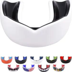 구술 마트 성인 스포츠 마우스 가드 미국 국기 송곳니 선택 가능한 15가지 이상 색상 - 축구 복싱 가라테