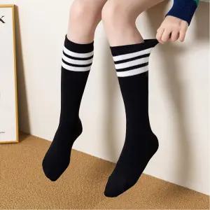 유아 아동 국산 반스타킹 스트라이프 니삭스 1켤레