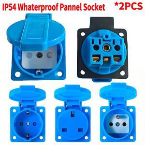 IP54 16A Triple Protection Socket | WaterDustExplosion Proof with EUUK Plug for Outdoor Power Tool