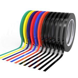 3pcs 36810mm 그래픽 차트 테이프 아트 화이트 보드 마킹 얇은 건조 지우기 자체 접착 아티스트 66M