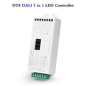 DL X DALI 5 IN 1 POW1과 모드 출력 조광기 호환 스트립 24V CCT DT8 12 가능 LED 컨트롤러 지원 패널/DL RGB/RGBW/RGB