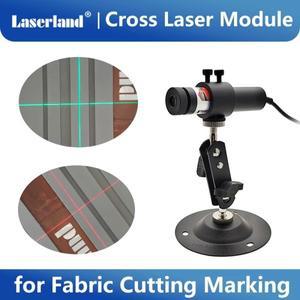 천절단 위치의 열 프레스 스크린 인쇄 정렬을 위한 빨간색 녹색 레이저 다이오드 모듈 크로스 프로젝터