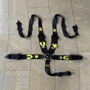 레이싱 안전벨트 카트 스트랩 경주용 시트 벨트 장착 (4점)레드