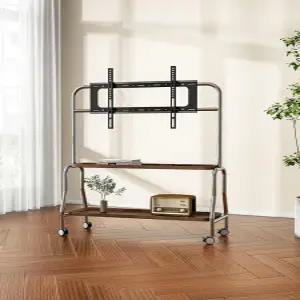 티비거치대 이동식 우드 tv스탠드 인테리어 스탠드 대형 TV
