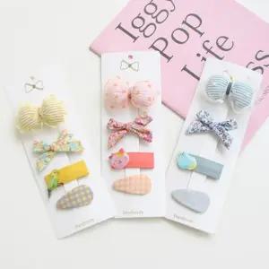 옆집샵 통통 소다 똑딱핀 세트 핀 세트 톡 쏘는 탄산처럼 상큼한 컬러 헤어핀 4개 구성