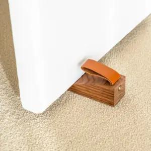 밤나무 도어 문닫힘 스텐 원목 고정 방지 너도 고임목 도어스토퍼 스토퍼 방문 방문