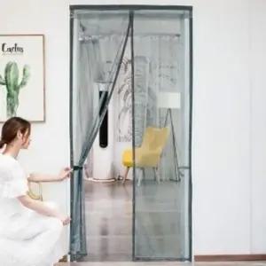 [SBD] 모기장 여름용 붙이는 모기막이 심플 방충망 블루그린 90x210cm