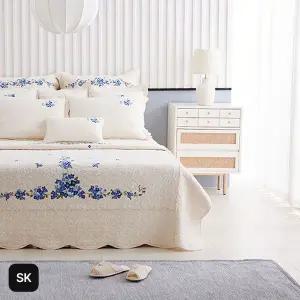 [NS홈쇼핑]SK 효재 워싱 광목 침구 세트(이불+패드)[35800729]