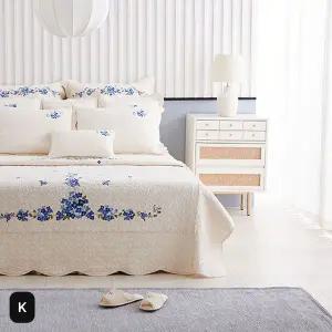 [NS홈쇼핑]K 효재 워싱 광목 침구 세트(이불+패드)[35800728]