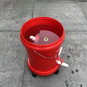 바퀴달린 양동이 말통 바퀴 물통 세차 쓰레기통 직사각형