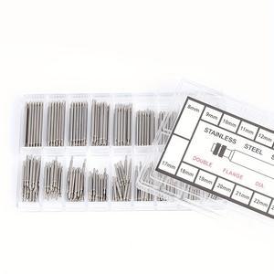 270개 세트 스테인리스 스틸 스프링 직경 5mm 8mm 길이 25mm 6mm 23mm 시계줄 스트랩 벨트 시계 수리 도구