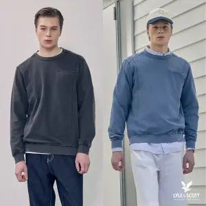 라일앤스콧 26SS 남성 피그먼트 워싱 맨투맨 1종