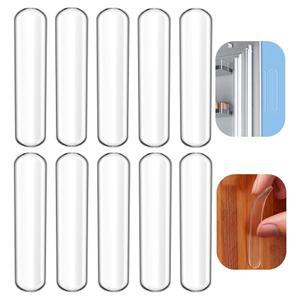 EBUCKTUK 10개, 벽 범퍼, 도어 스토퍼, 가구 소음 방지 패드, 충돌 냉장고 문, 현관문, 캐비닛 화장실 커버, 테이블 모서리(M, 6.3*1cm(2.48*0.39인치)