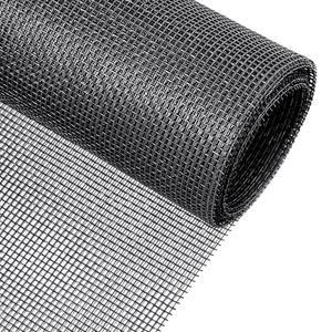 반려동물 보호 창문 스크린 교체 조절 가능한 유리섬유 수리 키트 47.2 x 98.4 인치 문 파티오 현관 창문용 방충망 그물 슬라이딩 메쉬