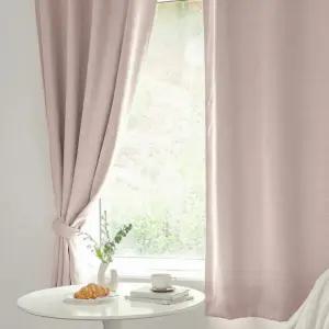 고밀도 3중직 방한 암막커튼 아일렛형 작은창문용 가림막 커튼