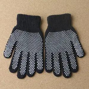 [하프클럽/]미끄럼방지 니트장갑 겨울패션 털장갑