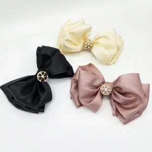 [JJQUEEN] 로잘린 3단 심플 리본자동핀 HR1863 HR1864 HR1865