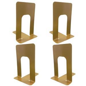 선반용 알레스크 4 골드 북엔드 헤비 듀티 메탈 북을 지원 가정 또는 사무실 장식용 스톱 2켤레