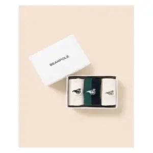 [국내정품] 빈폴키즈 베이직 양말 3족 세트 블랙 (BI57KTU045) 키즈 아동 양말