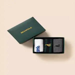 [국내정품] 빈폴키즈 메쉬 단목 양말 3족 세트 블루 키즈 아동 양말