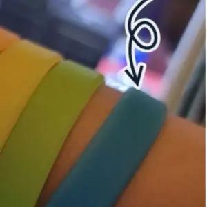 실리콘밴드 밴드형 실리콘 야광팔찌 블루