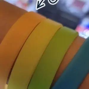 안전한팔찌 밴드형 실리콘 야광팔찌 오렌지