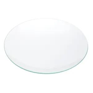 PATIKIL 180mm/7.1 직경 시계 유리 1팩 고투명 매끄러운 가장자리 모따기 아크 커버 비커 플라스크 증발