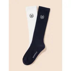 [국내정품] 빈폴키즈 [33% OFF][BEANPOLE KIDS] 여아 클래식 반타이즈 2족 SET 화이트 (BI53KTG031) 키즈