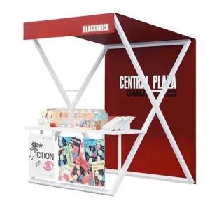 플리마켓 행사 매대 야외 화이트 축제 접이식 좌판대 판매대