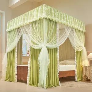 침대텐트 침대커튼 난방텐트 사각 무설치